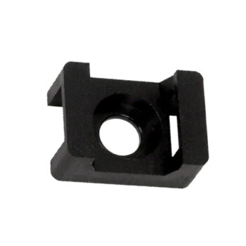 Площадка ПМ 22х16х6 мм под винт ЧЕРНАЯ UNIT (100/100)