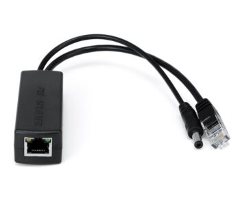 PoE сплиттер (инжектор) 12V, 2A для камер видеонаблюдения, выход RJ-45 (Ethernet), DC 5,5