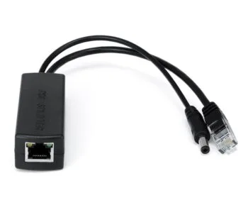 PoE сплиттер (инжектор) 12V, 2A для камер видеонаблюдения, выход RJ-45 (Ethernet), DC 5,5