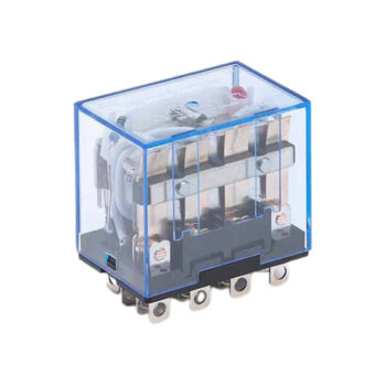 Пром. реле 4 к. с LED 5А 230В AC Dekraft