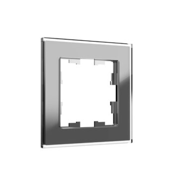 Рамка 1-мест. "BRITE" стекло серый (1/100)