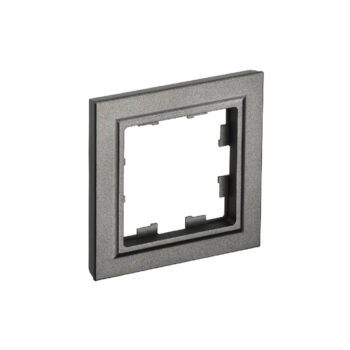 Рамка 1-мест. "BRITE" темная бронза (1/100)