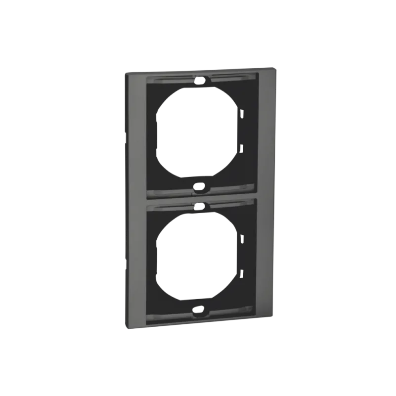 Рамка 2-ная QUATTRO VELVET GREY UNIT (15)