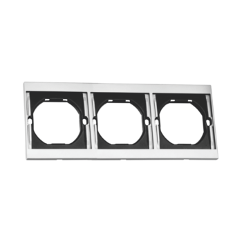 Рамка 3-ная QUATTRO ARCTIC WHITE UNIT (10)
