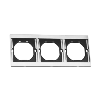 Рамка 3-ная QUATTRO ARCTIC WHITE UNIT (10)