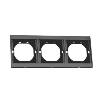 Рамка 3-ная QUATTRO VELVET GREY UNIT (10)