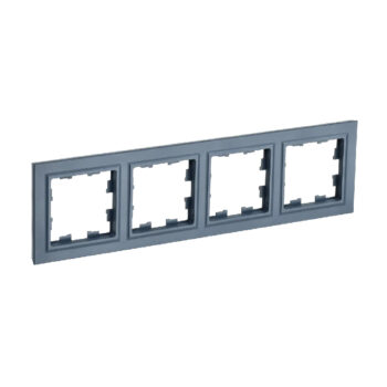 Рамка 4-мест. "BRITE" маренго (1/100)