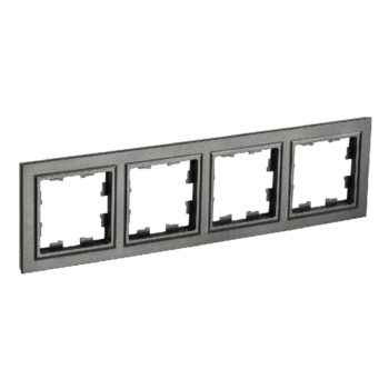 Рамка 4-мест. "BRITE" темная бронза (1/100)