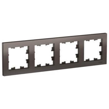 Рамка 4-ная, мокко "ATLAS"