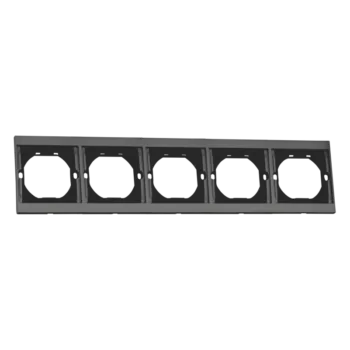 Рамка 5-ная QUATTRO VELVET GREY UNIT (10)