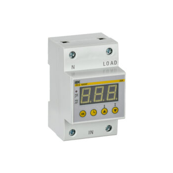 Реле напряжения РН-д однофазное 54мм 25А IEK