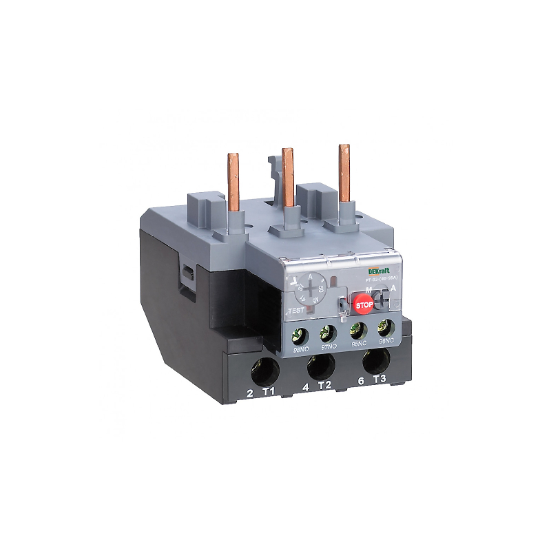 Реле тепл. для конт. 40А-95А 17.0А-25.0А РТ-02 Dekraft