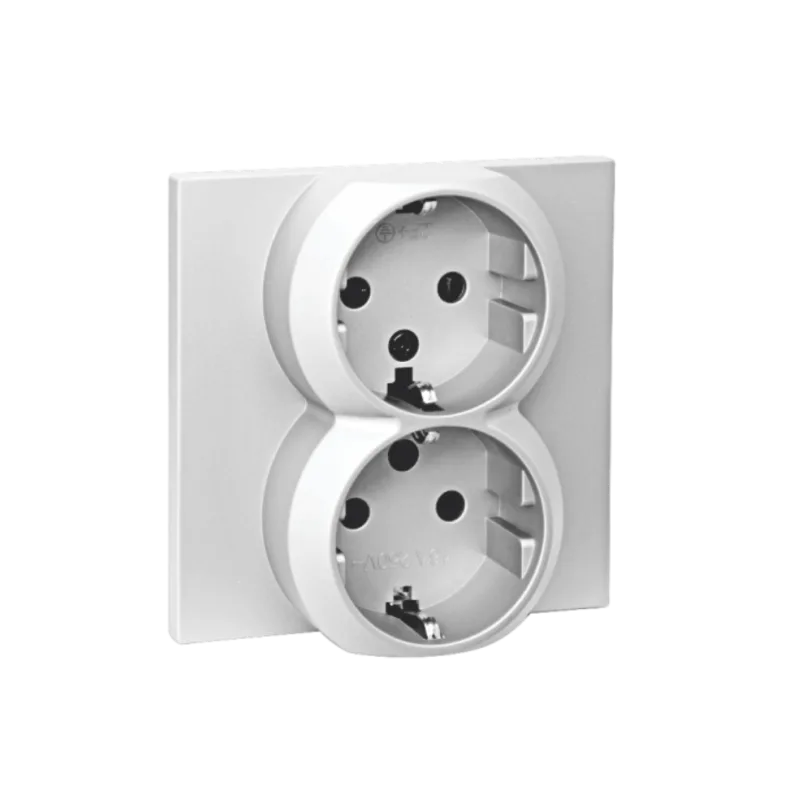Роз. 2-ная 16А с/у с з/к з/ш QUATTRO ARCTIC WHITE UNIT (10)