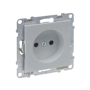 Роз. без шторок 16А механизм SUNO алюминий 721333 Legrand (10)