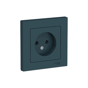 Роз. без з/к, 16А, в сборе, изумруд "ATLAS"