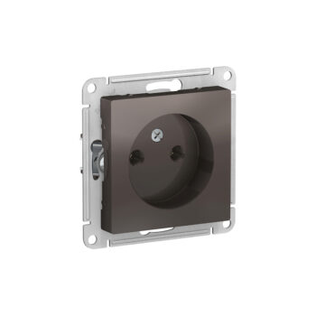 Роз. без з/к без шторок, 16А, механизм, мокко "ATLAS"