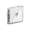 Роз. комп. RJ45 кат.5E б/рамки "BRITE" белый (1/100)