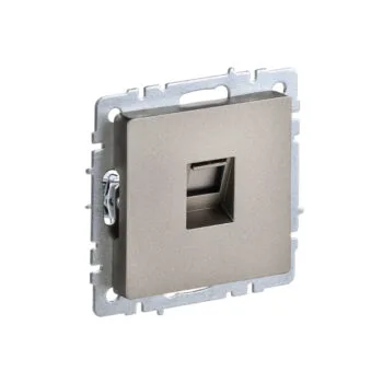 Роз. комп. RJ45 кат.5E б/рамки "BRITE" шампань (1/100)