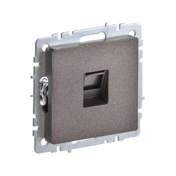 Роз. комп. RJ45 кат.5E б/рамки "BRITE" темная бронза (1/100)