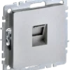 Роз. комп. RJ45 кат.5E б/рамки "BRITE" алюминий (1/100)