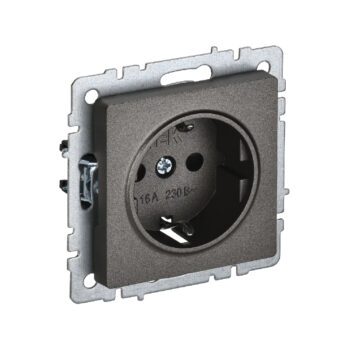 Роз. с з/к 16А б/рамки "BRITE" темная бронза (1/100)