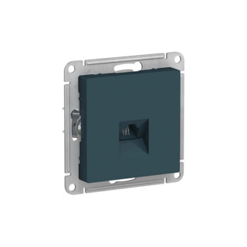 Роз. телефонная RJ11, механизм, изумруд "ATLAS"