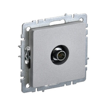 Роз TV оконечная  б/рамки "BRITE" алюминий (1/100)