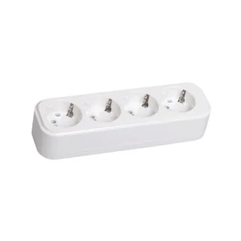 Розетка переносная разб. К04 4 места CLASSIC IEK