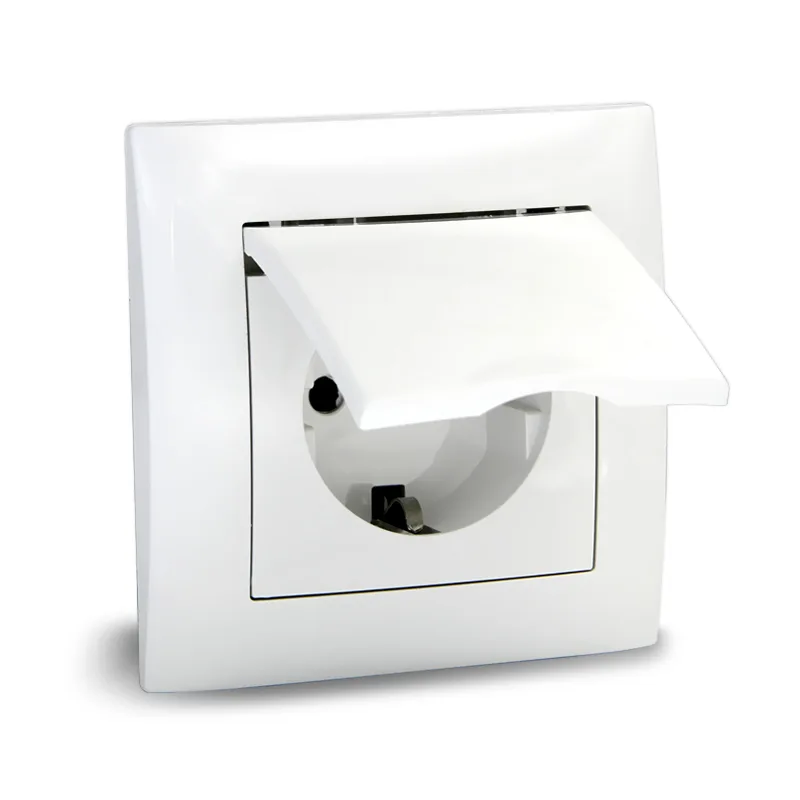 Розетка с крышкой с/у з/к 16А IP44 VITA (10/200) UNIT