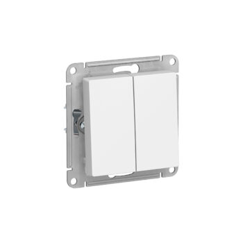 S3866 Выкл 2 кл 10А механизм "ATLAS" белый ATN151 (20)