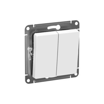 S4100 Выкл. AQUA 2 кл 10А мех. IP44 "ATLAS" БЕЛЫЙ ATN440151   (20) NEW