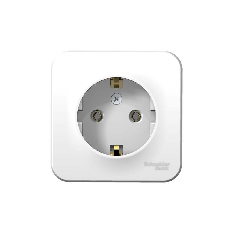 S426 Роз  о/у с з/к 16А 250В ИЗОЛ.ПЛ. "BLANCA" белый BLNRA010111 (72)