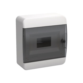 ЩРН-П  8  черн. прозр. дверь IP41 TEKFOR IEK