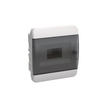 ЩРВ-П  8 черн. прозр. дверь IP41 TEKFOR IEK