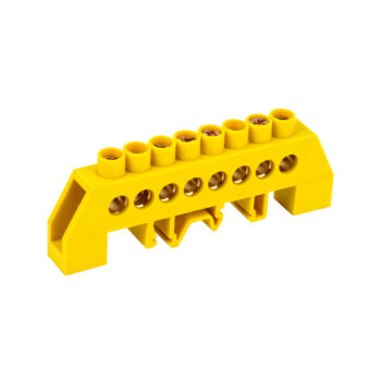 Шина РЕ "земля" в комб DIN-изол "Стойка" ШНИ-8х12-8-КС-Ж IEK