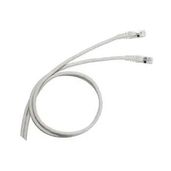 Шнур коммутационный RJ 45 - категория 5е - U/UTP - PVC - неэкранированный-2 м-серый Legrand E-PRO