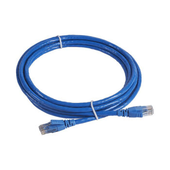 Шнур коммутационный RJ 45 - категория 6 - U/UTP - PVC - неэкранированный-3 м-голубой Legrand E-PRO