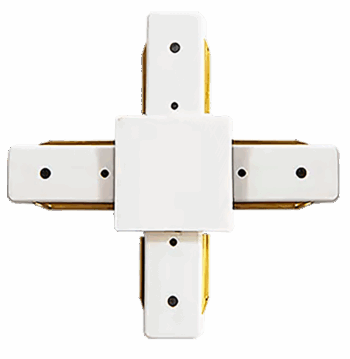 СОЕДИНИТЕЛЬ ДЛЯ ШИНОПРОВОДА CONNECT-X (белый) крестовый MEGALIGHT (100)