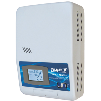 Стабилизатор SRW.II-12000-L (12кВА) H/1 фазн.релейный настенный  RUCELF (1)