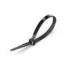 Стяжки нейлоновые КСС 4*370 ч (100шт) 49414 Fortisflex КВТ NEW
