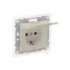 SUNO Силовая розетка 2К+З 16А 250В IP44 с крышкой и с з/ш б/з Цвет "Слоновая кость"  Legrand E-PRO