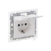 SUNO Силовая розетка 2К+З 16А 250В. С крышкой IP21 с з/ш, б/з Цвет "Белый" Legrand E-PRO