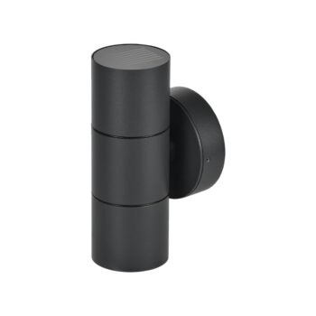 Светильник уличный 5113 настенный 2хGU10 IP65 черный IEK