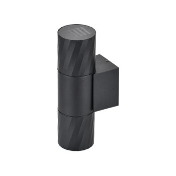 Светильник уличный 5221 настенный 2хGU10 IP65 черный IEK