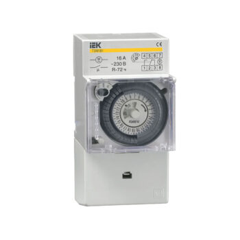 Таймер ТЭМ 181 аналоговый 16А 230В на DIN-рейку IEK (100)