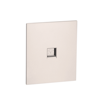 Телефонная роз. RJ11 с/у б/рамки QUATTRO MISTERY GREIGE UNIT (10)