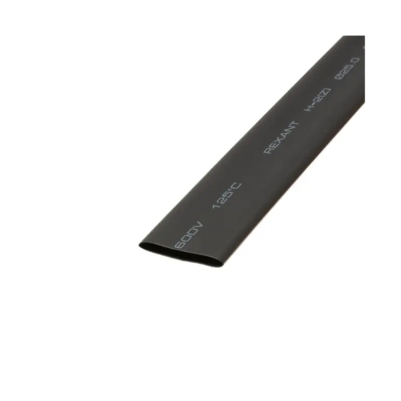 Трубка ТУТ нг 25,0/12,5мм, черная (1м/10 шт) REXANT 22-5008