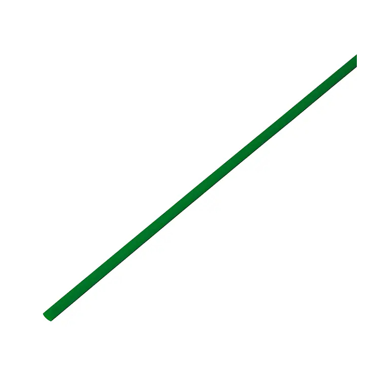 Трубка ТУТ нг 3,0/1,5мм, зеленая(1м/50 шт) REXANT 20-3003