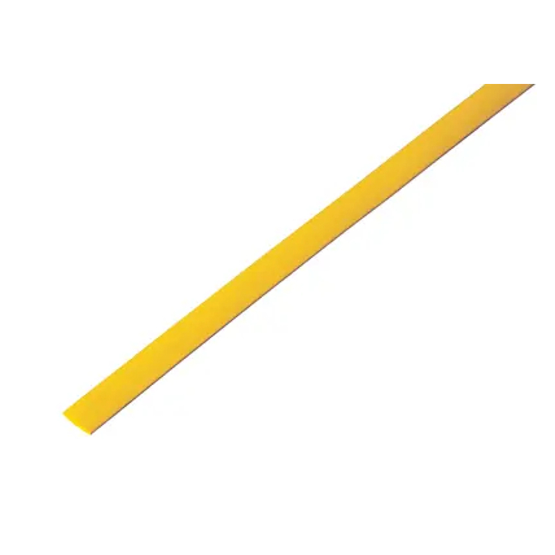 Трубка ТУТ нг 5,0/2,5мм, желтая(1м/50 шт) REXANT 20-5002