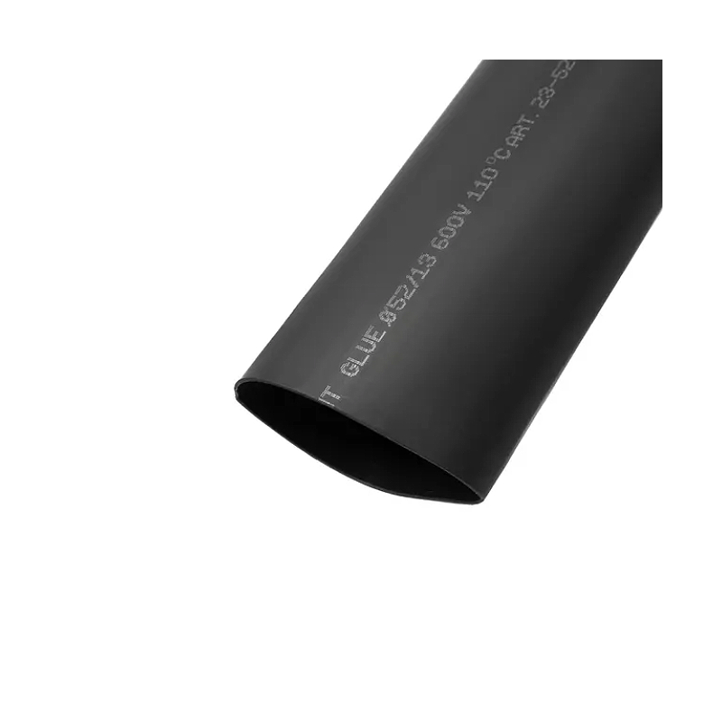 Трубка ТУТ СТТК (4:1) двустенная клеевая 52,0/13,0мм, черная (1м/2 шт) REXANT 23-5206